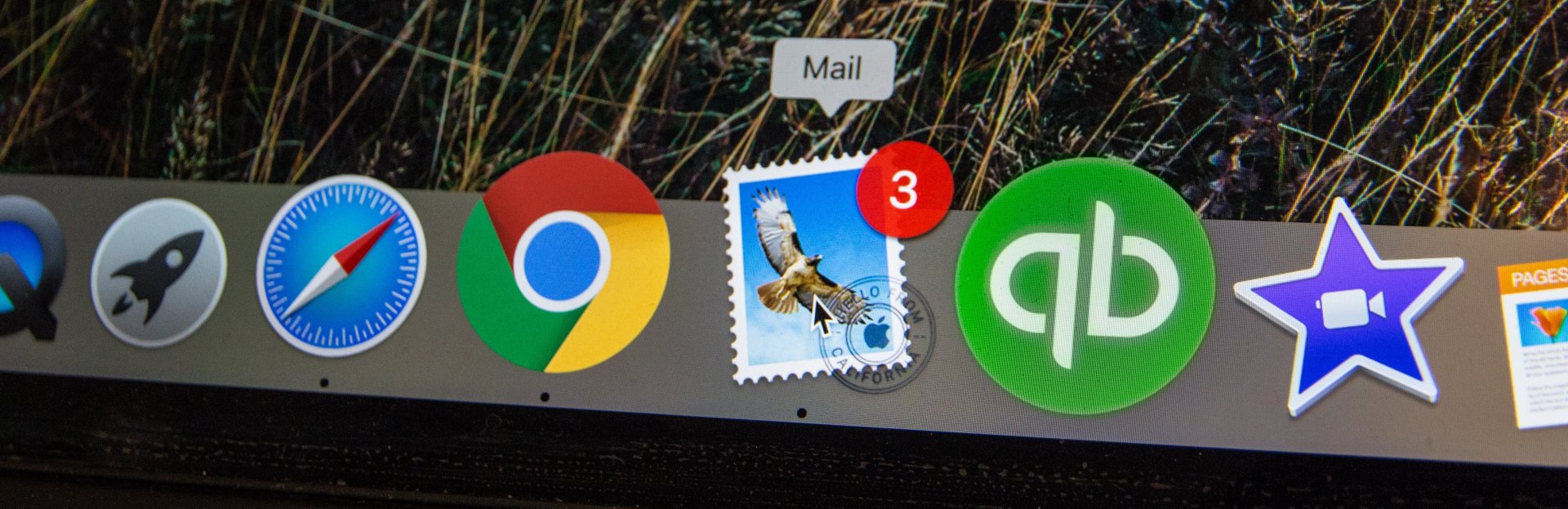 Icono de Mail en un Macbook