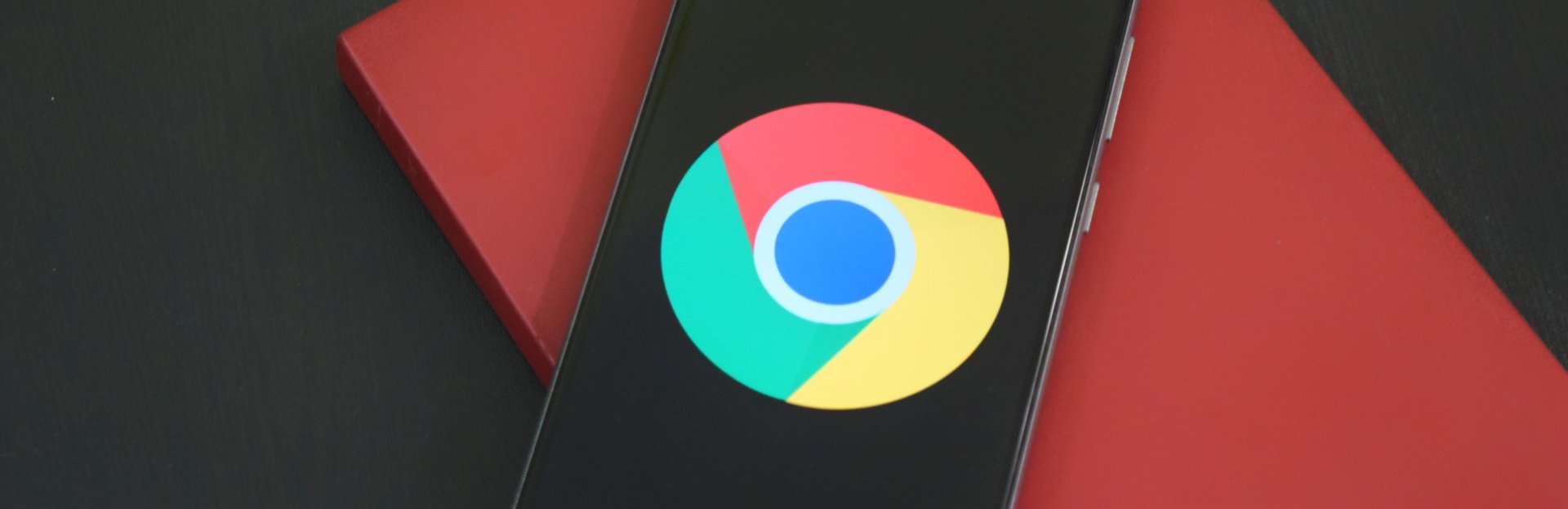 Icono de Chrome en un smartphone