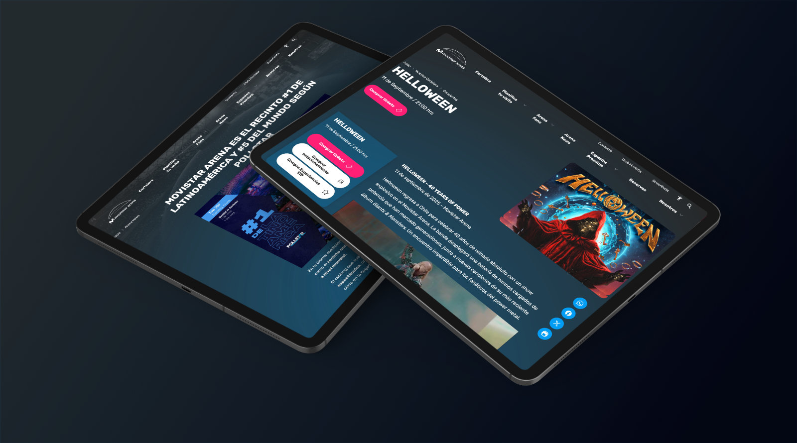 Cartelera y eventos: el nuevo sitio de Movistar Arena